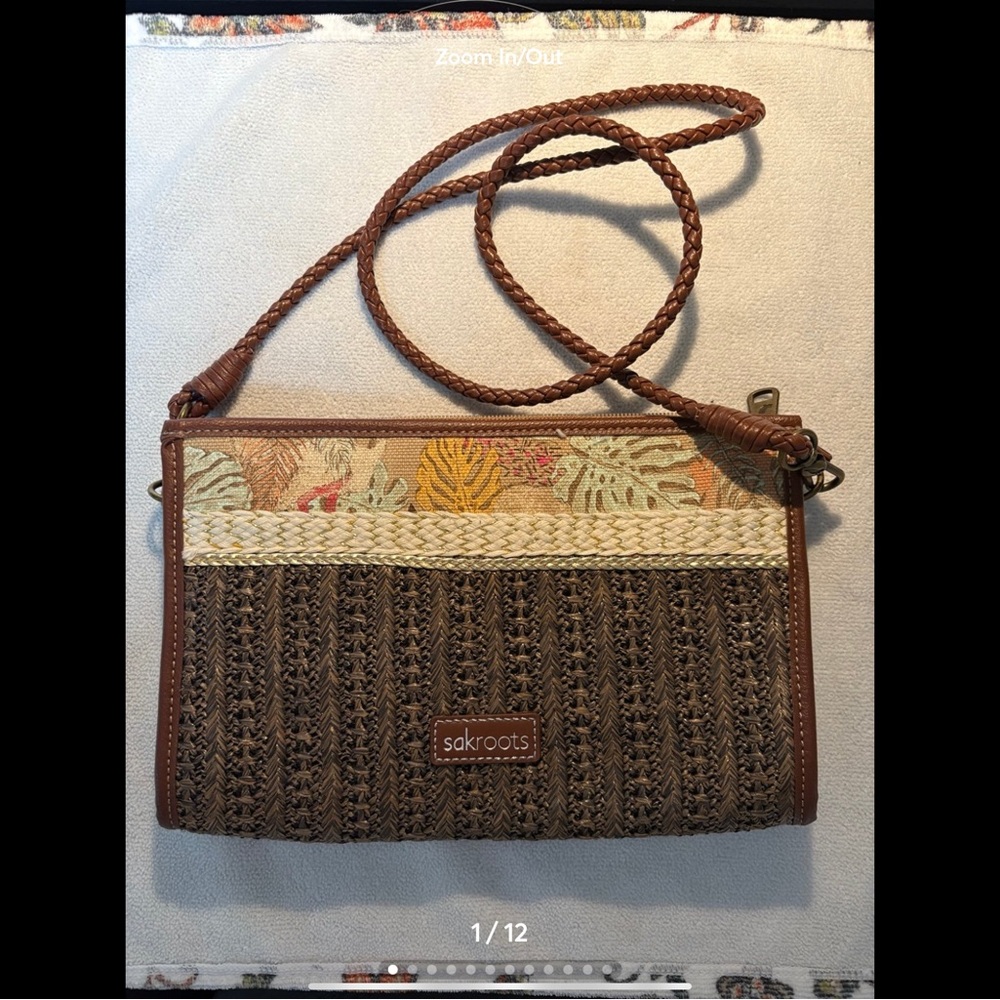 Sakroots Multicolor Woven Crossbody Bag